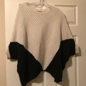 Oversized color block sweater